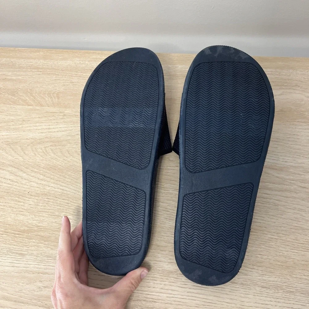 Johnnie-O Summer‎ Dock Slides Men 11 Navy Blue EVA Sandals Flip Flop Pool Beach